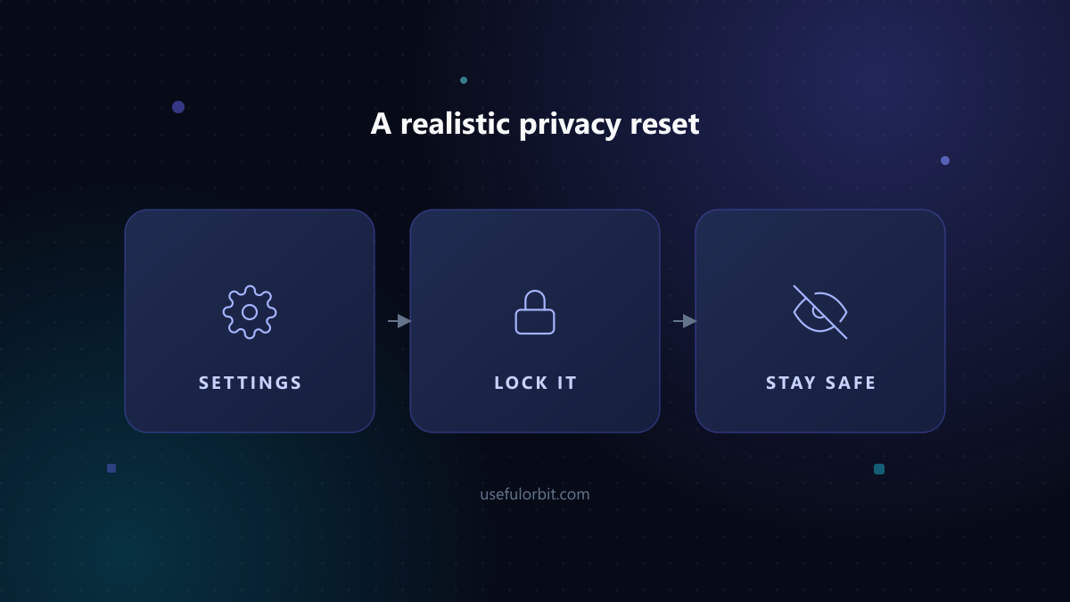 Illustration: A realistic privacy reset