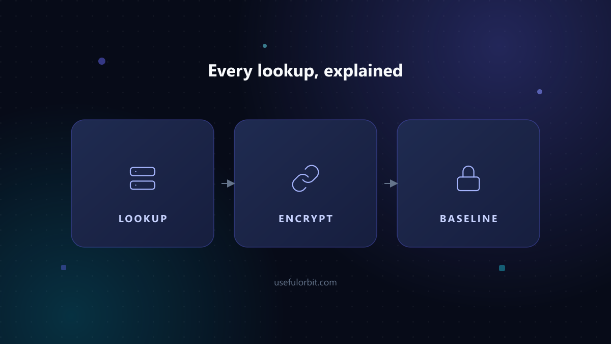 Illustration: Every lookup, explained