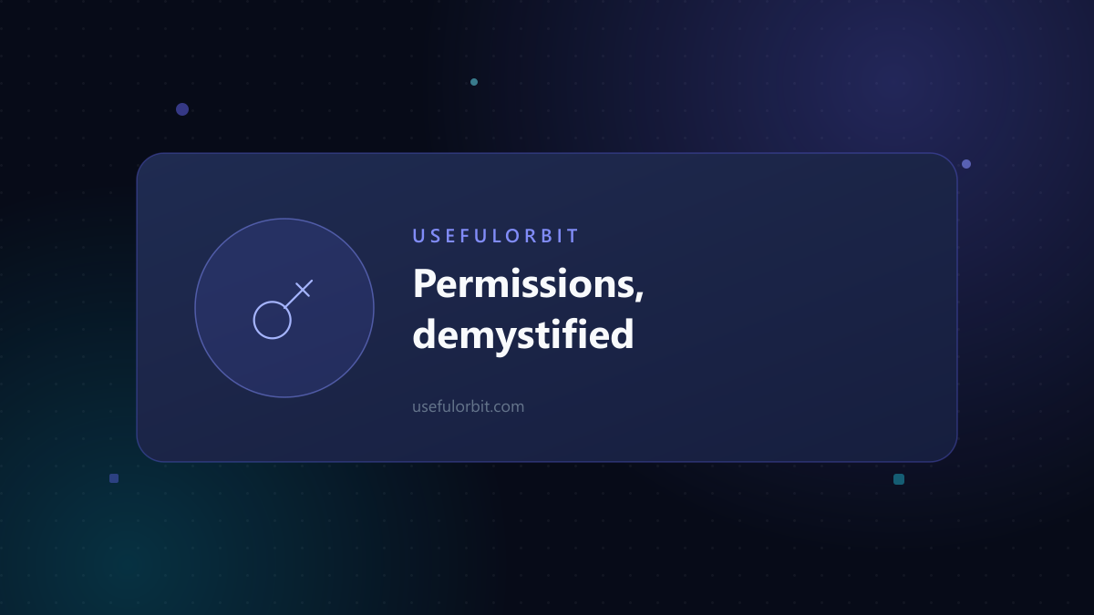 Illustration: Extension permissions, explained