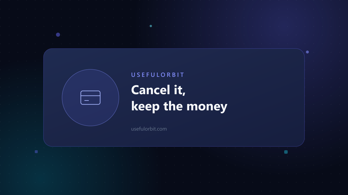 Illustration: Finding hidden subscriptions