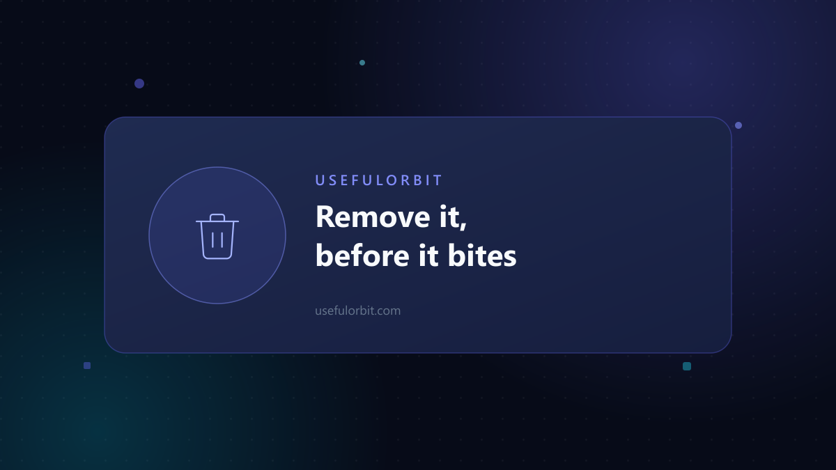 Illustration: Remove it, before it bites