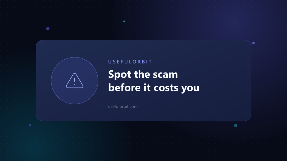 Illustration: Spot the scam before it costs you